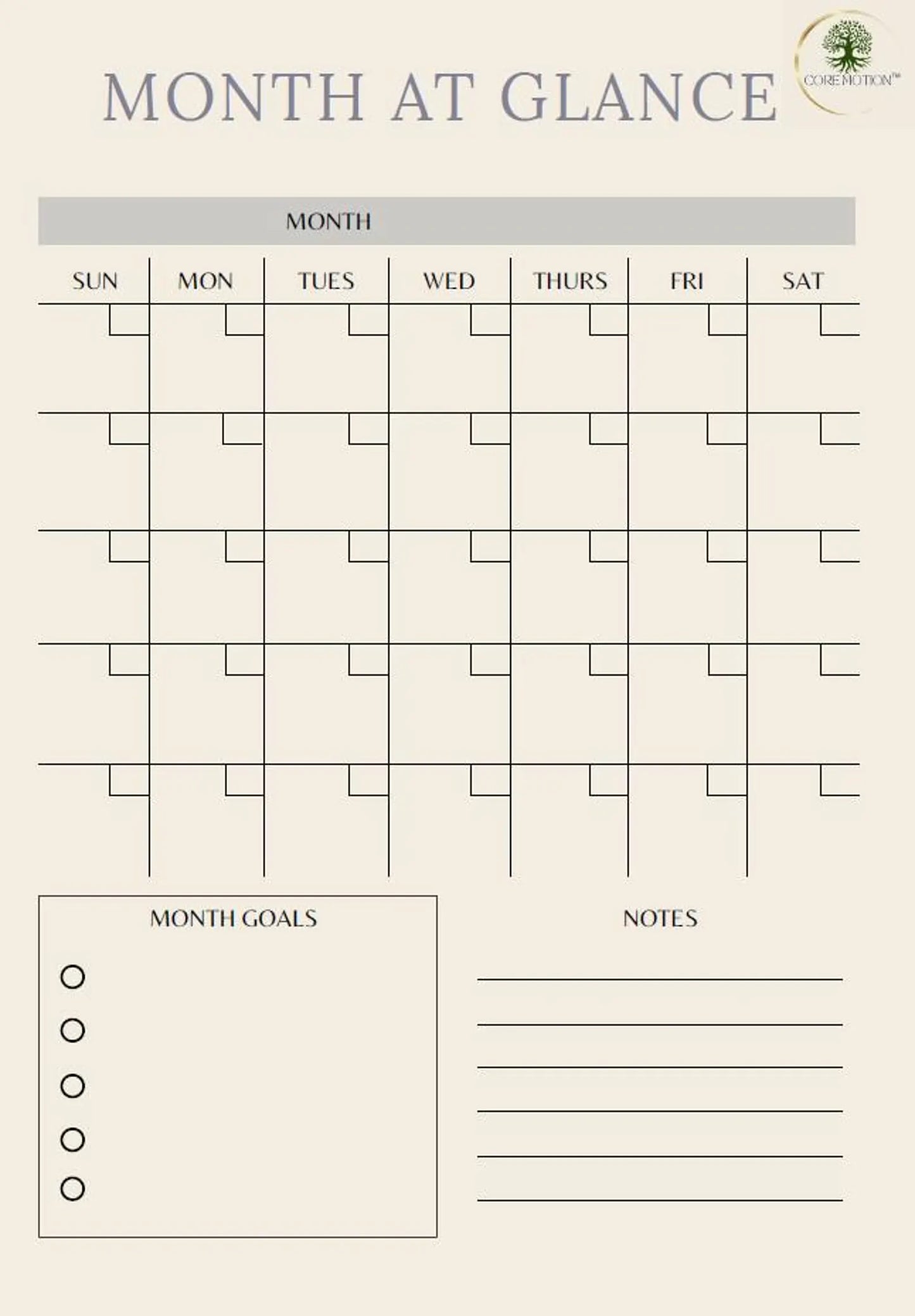 COREMOTION Life Planner