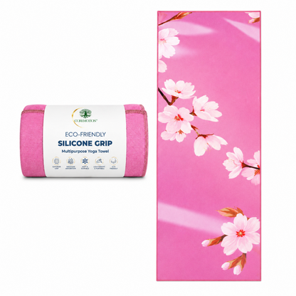 Yoga Mat Towel for Hot Yoga Non Slip (72"x26.5")