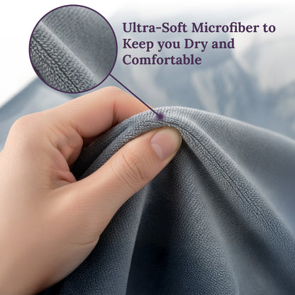 Mountain Non Slip Yoga Towel – Microfiber, Silicone Grip, (72"x 26.5")