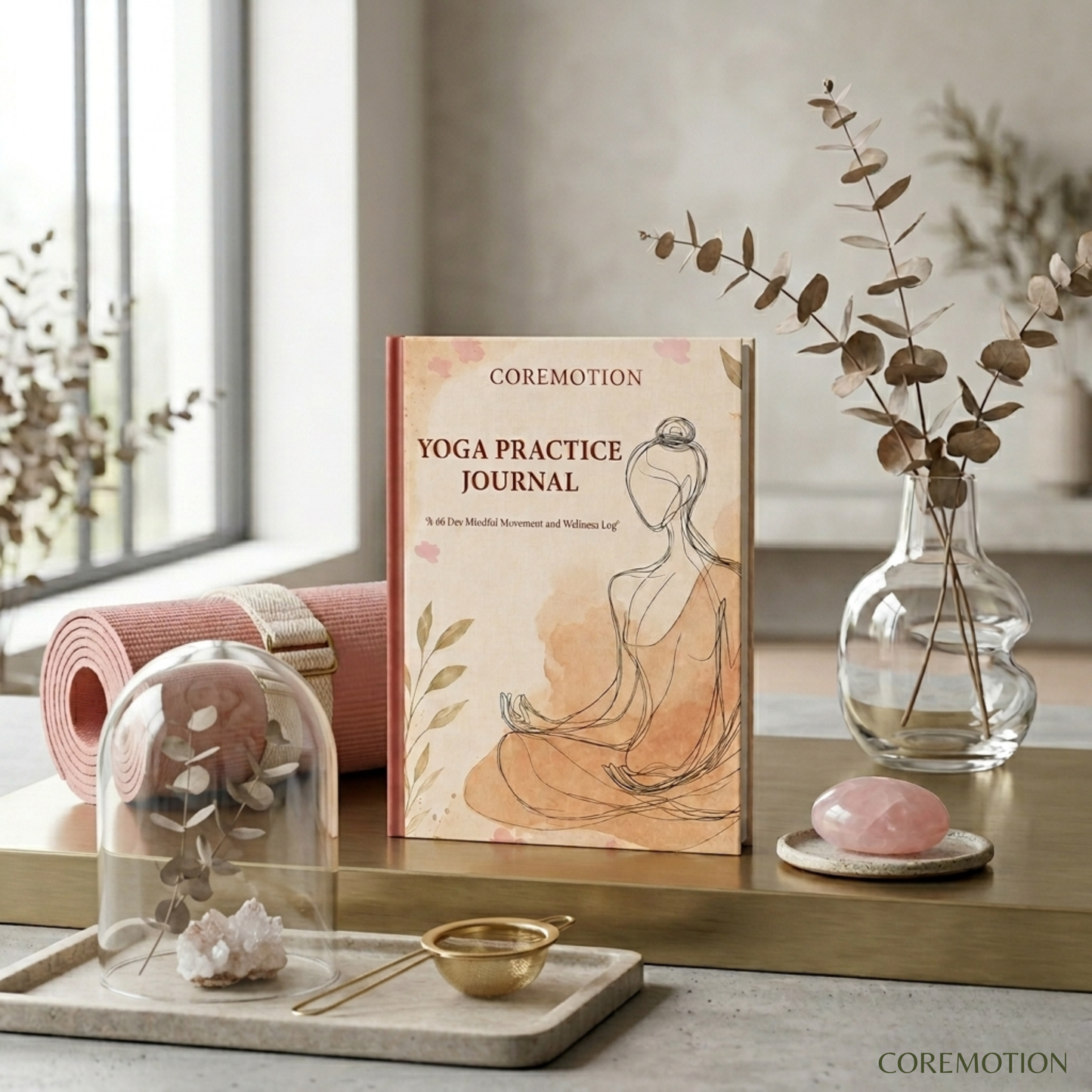 Coremotion Yoga Practice Journal – 60 Days of Mindful Movement & Wellness