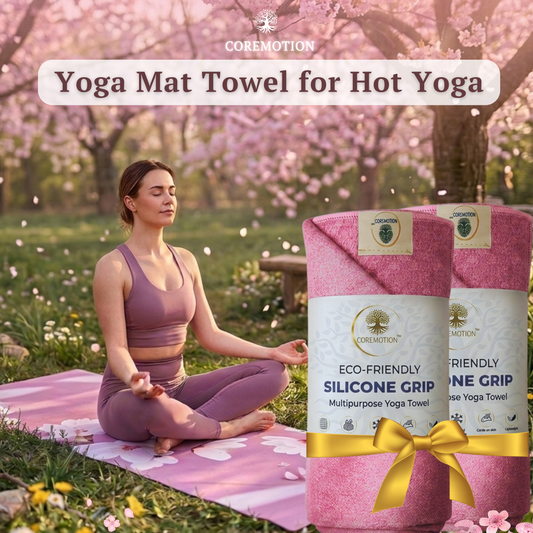 Pack of 2 - Yoga Mat Towel for Hot Yoga Non Slip (72"x26.5")