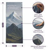 High-traction yoga mat for yoga, Pilates, and stretching