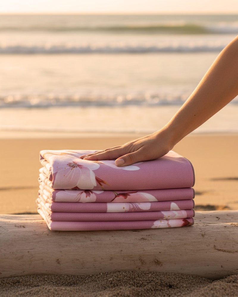 Nature-inspired yoga mat for stretching, meditation, and exercise