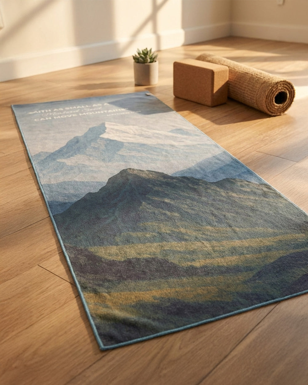 COREMOTION silicone grip yoga mat for mindful movement