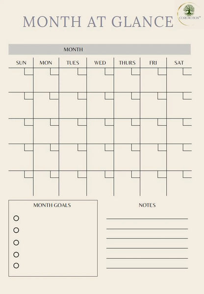 Habit tracker journal for productivity and accountability
