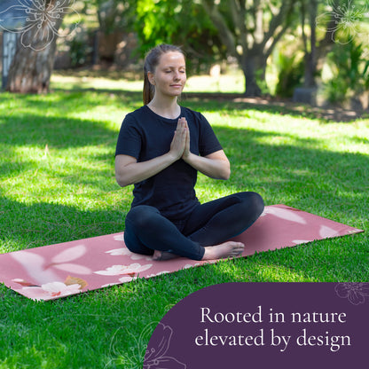Lightweight eco yoga mat for travel, gym, and home workouts